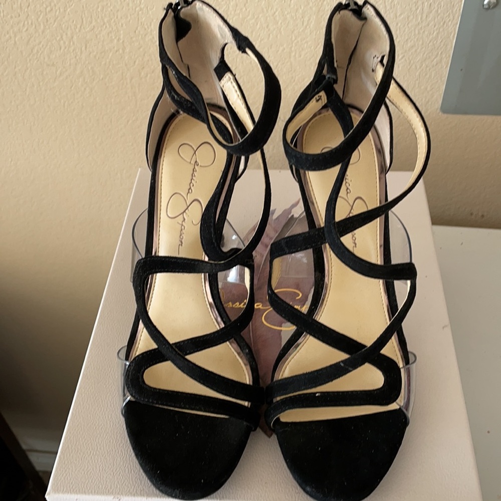 Black 4 & /2” black heels